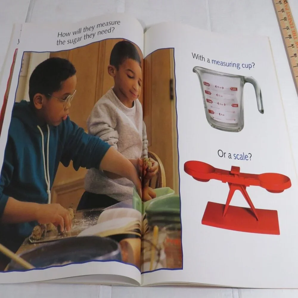 Measuring Up BIG BOOK (almost 2 feet tall) with teacher pages CLASSROOM SIZE